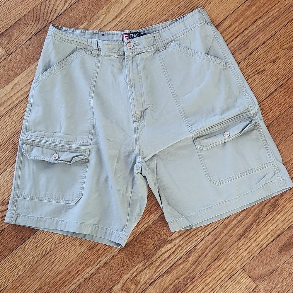 .Men's CHAPS, Flat Front, 6 Pocket Shorts